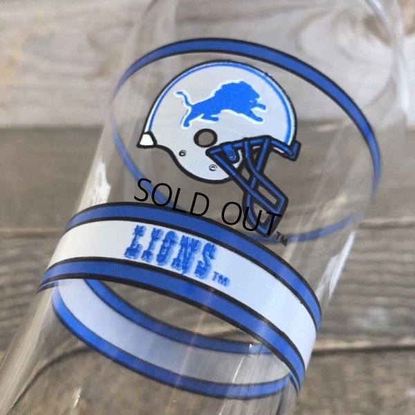 画像4: Vintage Coca Cola Glass NFL LIONS (G063)