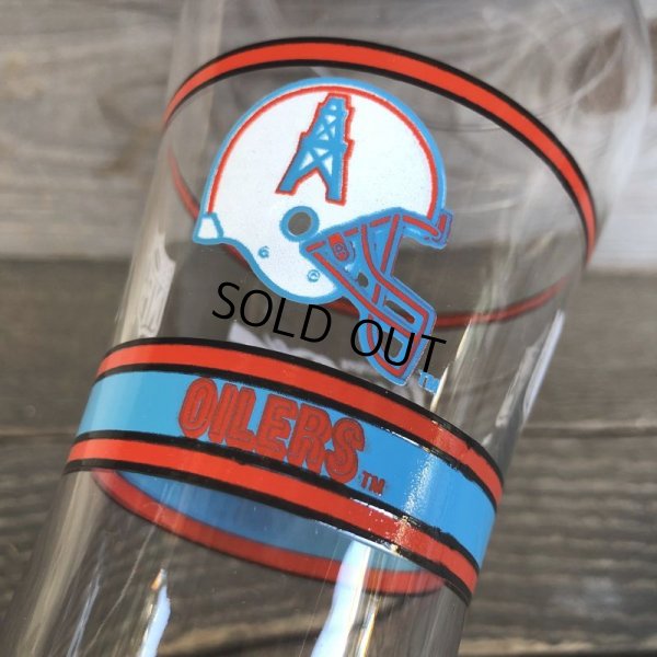 画像4: Vintage Coca Cola Glass NFL OILERS (G067)