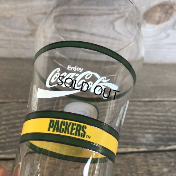 画像6: Vintage Coca Cola Glass NFL PACKERS (G062)