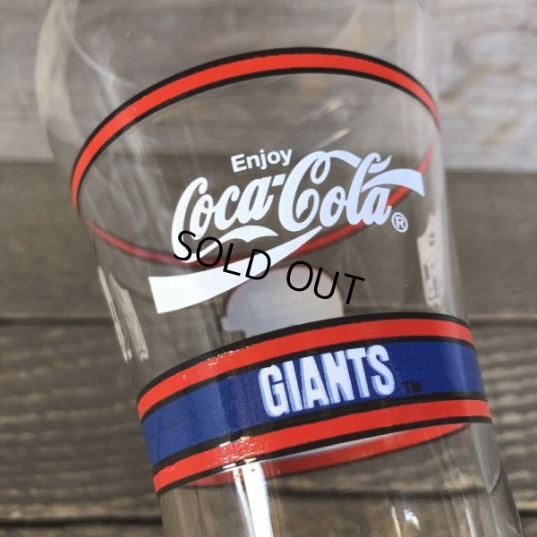 画像6: Vintage Coca Cola Glass NFL  GIANTS (G059)