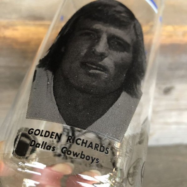 画像5: 70s Vintage BUGER KING / Dr. Pepper Glass NFL Dallas Cowboys Golden Richards (G041)