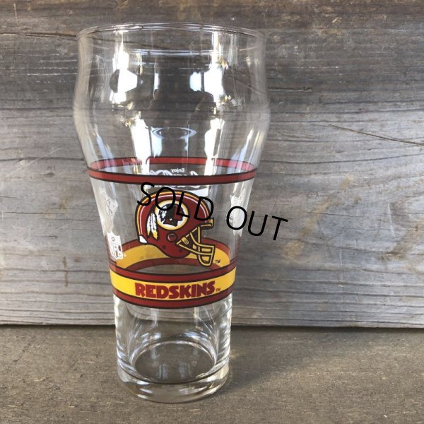 画像5: Vintage Coca Cola Glass NFL SUPER BOWL REDSKINS (G068)