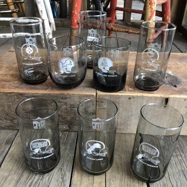 画像5: 70s Vintage BUGER SHEF Glass NFL  PITTSBURGH STEELERS (G053)