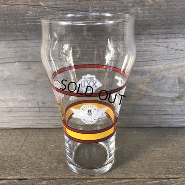 画像6: Vintage Coca Cola Glass NFL SUPER BOWL REDSKINS (G068)