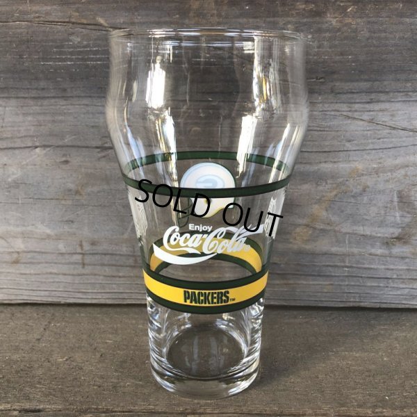 画像3: Vintage Coca Cola Glass NFL PACKERS (G062)