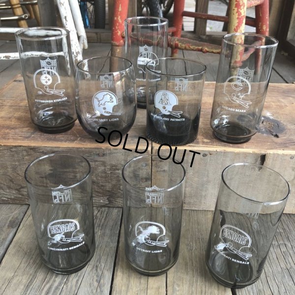 画像5: 70s Vintage BUGER SHEF Glass NFL BENGALS (G051)