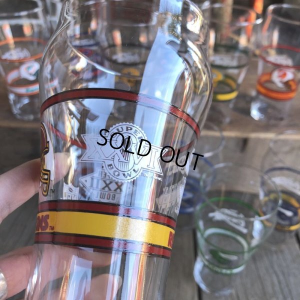 画像3: Vintage Coca Cola Glass NFL SUPER BOWL REDSKINS (G068)