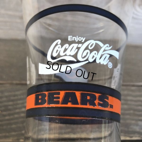 画像6: Vintage Coca Cola Glass NFL BEARS (G065)