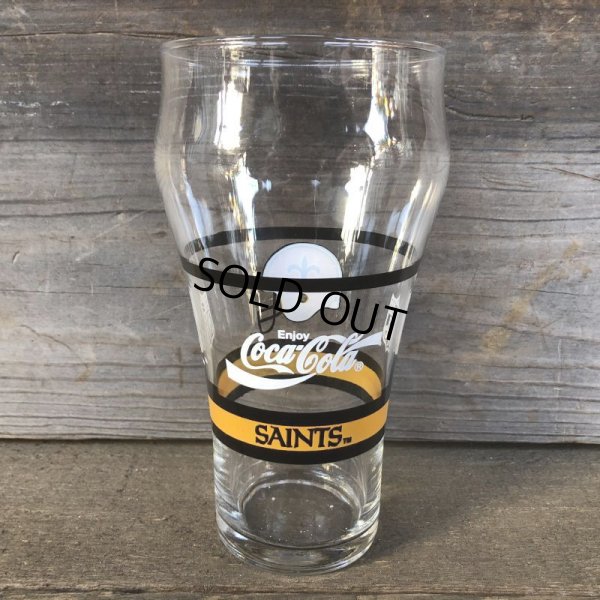 画像3: Vintage Coca Cola Glass NFL SAINTS (G061)