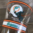 画像4: Vintage Coca Cola Glass NFL  Dolphins (G058)