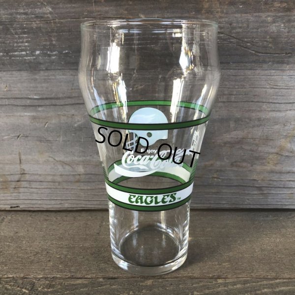 画像3: Vintage Coca Cola Glass NFL  EAGLES (G060)