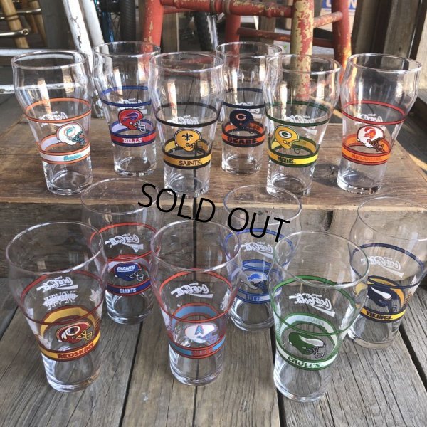 画像7: Vintage Coca Cola Glass NFL BILLS (G064)