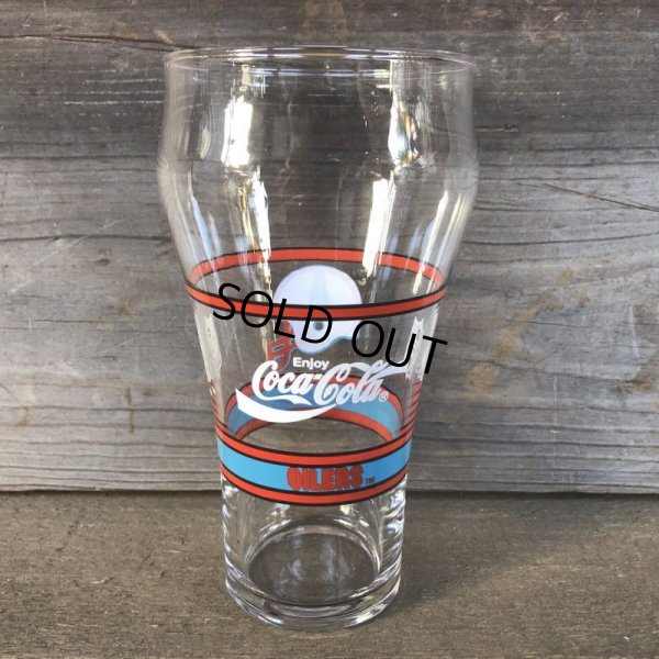画像3: Vintage Coca Cola Glass NFL OILERS (G067)