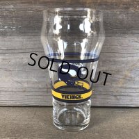 Vintage Coca Cola Glass NFL  VIKINGS (G057)