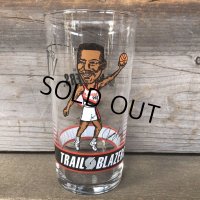 Vintage Dairy Queen Glass NBA Portland Trail Blazers '91-'92 JEROME KERSEY (G003)