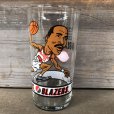 画像1: Vintage Dairy Queen Glass NBA Portland Trail Blazers '93-'94 CLYDE DREXLER (G012) (1)