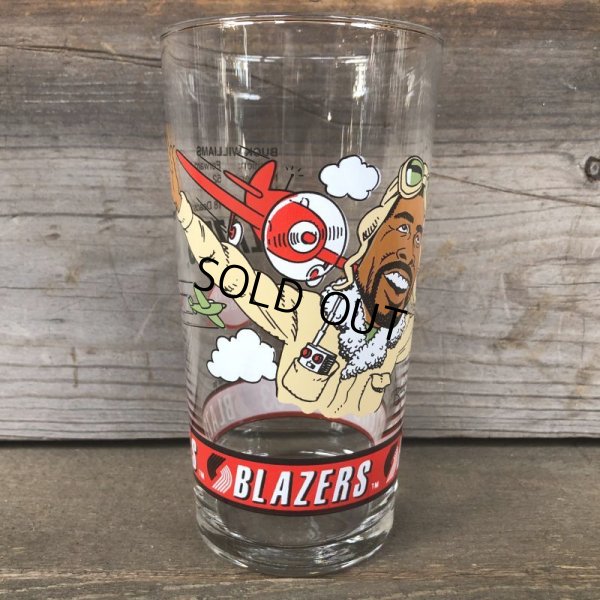 画像2: Vintage Dairy Queen Glass NBA Portland Trail Blazers '92-'93 BUCK WILLIAMS (G007)