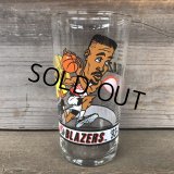 Vintage Dairy Queen Glass NBA Portland Trail Blazers '93-'94 ROD STRICKLAND (G013)