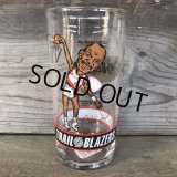 Vintage Dairy Queen Glass NBA Portland Trail Blazers '91-'92 CLYDE DREXLER (G001)