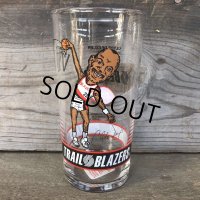 Vintage Dairy Queen Glass NBA Portland Trail Blazers '91-'92 CLYDE DREXLER (G001)