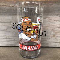 Vintage Dairy Queen Glass NBA Portland Trail Blazers '92-'93 CLIFF ROBINSON (G005)