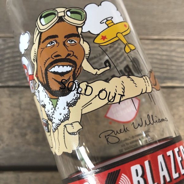 画像4: Vintage Dairy Queen Glass NBA Portland Trail Blazers '92-'93 BUCK WILLIAMS (G007)