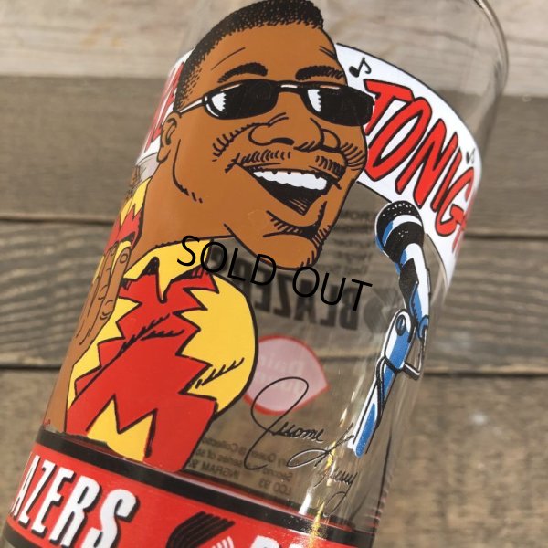 画像4: Vintage Dairy Queen Glass NBA Portland Trail Blazers '92-'93 JEROME KERSEY (G008)