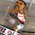 画像4: Vintage Dairy Queen Glass NBA Portland Trail Blazers '93-'94 HARVEY GRANT (G015)