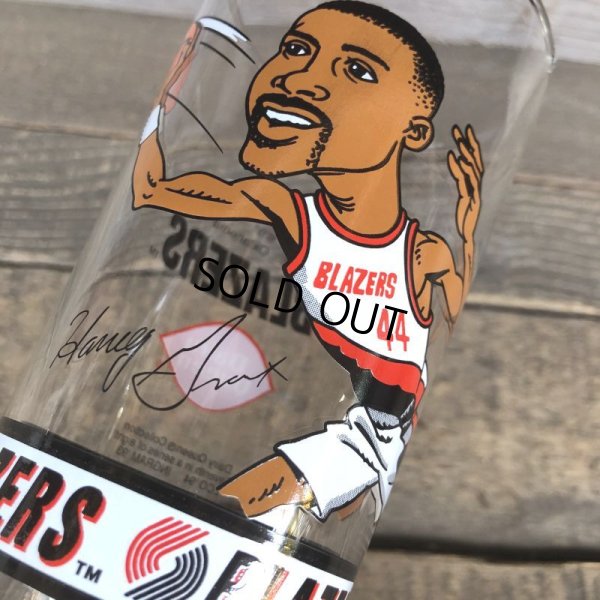 画像4: Vintage Dairy Queen Glass NBA Portland Trail Blazers '93-'94 HARVEY GRANT (G015)