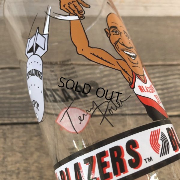 画像4: Vintage Dairy Queen Glass NBA Portland Trail Blazers '93-'94 TERRY PORTER (G014)