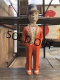 1940s Vintage Charlie McCarthy Chalkware Carnival Statue (B673)