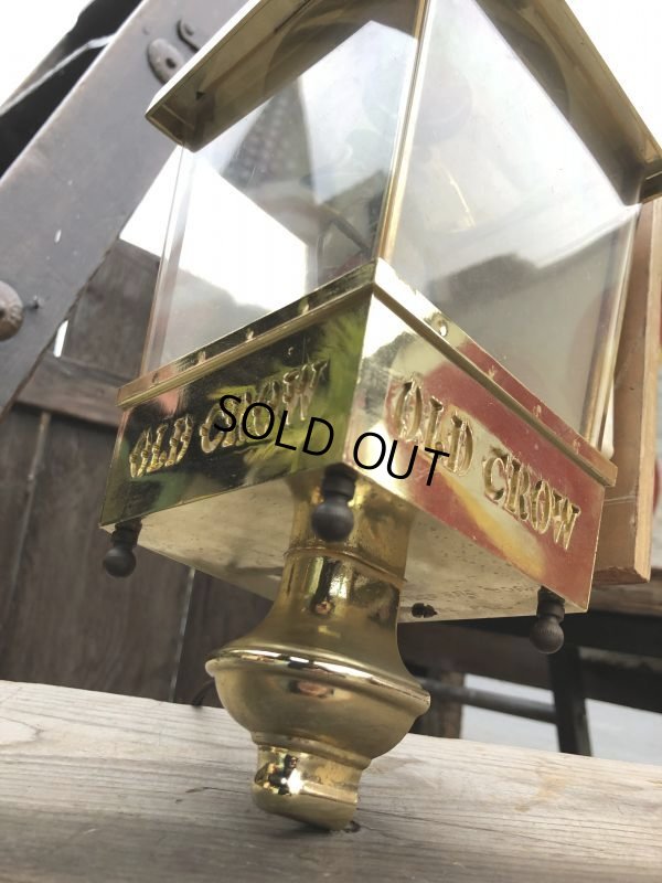 画像6: Vintage OLD CROW Kentucky Whiskey  BAR Wall Light Sign (B675)
