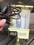 画像9: Vintage OLD CROW Kentucky Whiskey  BAR Wall Light Sign (B675)