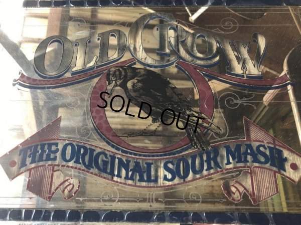 画像6: Vintage OLD CROW Kentucky Whiskey  Store Display Bar Pub Mirror Sign (B676)