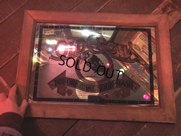 画像12: Vintage OLD CROW Kentucky Whiskey  Store Display Bar Pub Mirror Sign (B676)