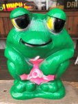 画像5: 70s Vintage Hippie LOVE Frog Plastic Bank (B677)