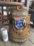 70s Vintage Heileman Old Style Beer Store Display Lighted Sign WELCOM (B678)