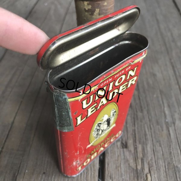 画像5: Vintage Union Leader Tabacco Pocket Tin Can (B687)