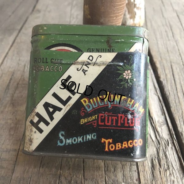 画像2: Vintage HALF AND HALF Tabacco Pocket Tin Can (B689)    