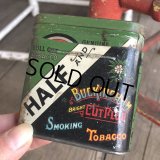 Vintage HALF AND HALF Tabacco Pocket Tin Can (B689)    