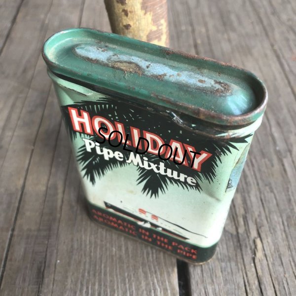 画像4: Vintage Holiday Tabacco Pocket Tin Can (B681)