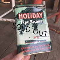 Vintage Holiday Tabacco Pocket Tin Can (B681)    