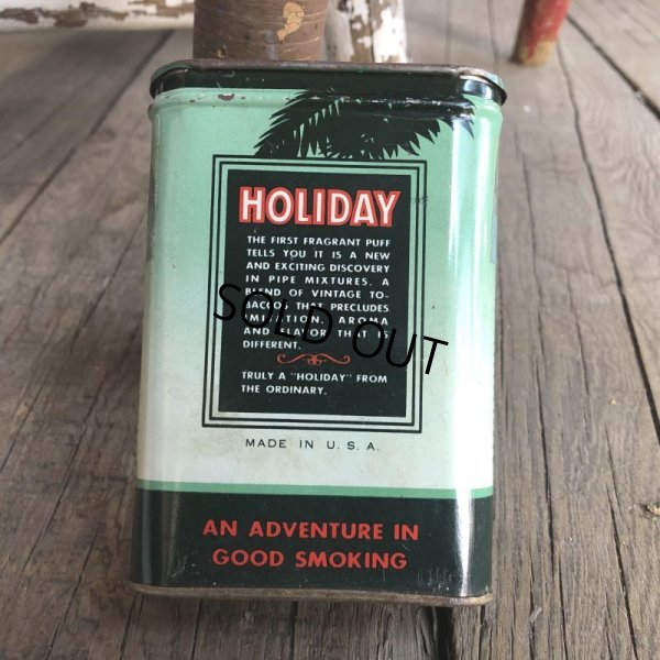 画像3: Vintage Holiday Tabacco Pocket Tin Can (B681)