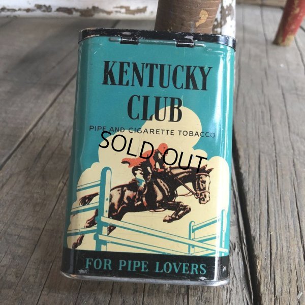 画像3: Vintage Kentucky Club Tabacco Pocket Tin Can (B688)    