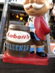 画像9: Vintage LABATT's PILSENER Beer Swizzle Stick Holder Vinyl Statue (B690)