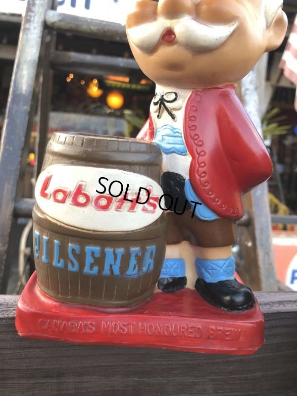 画像9: Vintage LABATT's PILSENER Beer Swizzle Stick Holder Vinyl Statue (B690)