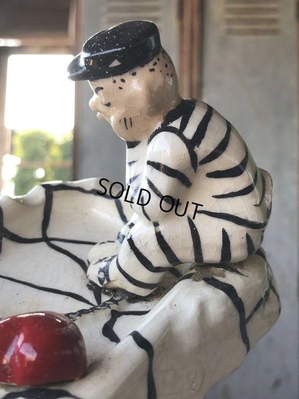画像10: 50s Vintage Prisoner Ceramic Ashtray （PJ294) 