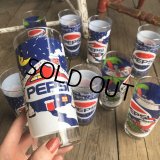 Vintage Pepsi Christmas Winter Wonderland Glass (G072)