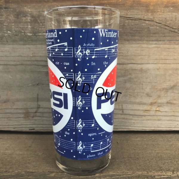 画像2: Vintage Pepsi Christmas Winter Wonderland Glass (G071)