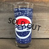 Vintage Pepsi Christmas Winter Wonderland Glass (G071)